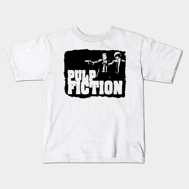 Pulp Fiction Kids T-Shirt by SirTeealot